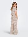 KOGJANA SS STRIPED KNOT TOP JRS 134/140 Normal geschnitten - Tofu