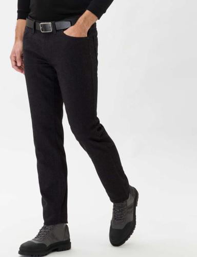 Style Cadiz 34/34 Five-Pocket-Hose, Herrenhose, Gesäßtaschen mit Stitching, Einschubtaschen vorn, Zusätzliche Coinpocket, Reißverschluss, Straight Fit, Gerader Beinverlauf, Normale Fußweite, Normale Leibhöhe - Dunkelgrau