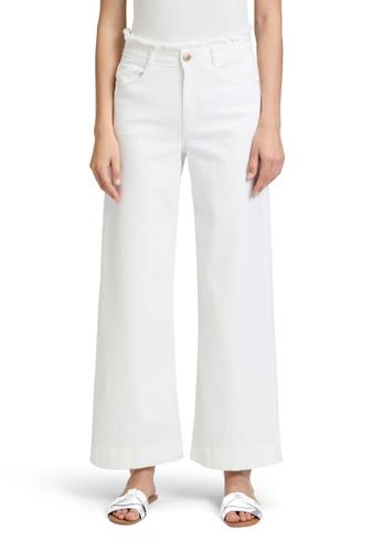 High Waisted-Jeans 42 Figurumspielend - Weiß