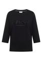 Shirt mit Wording L - Black