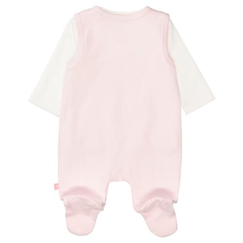 ORGANIC COTTON Strampler mit Shirt 56 normal - Iced Rose