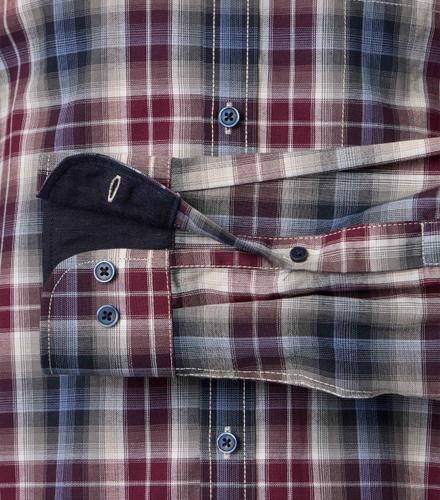 Freizeithemd M Comfort Fit - Rot