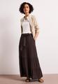 Maxi-Rock mit Volants und Gürteldetail 38 - Espresso Brown