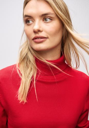 Rollkragenpullover 46 - Racing Red