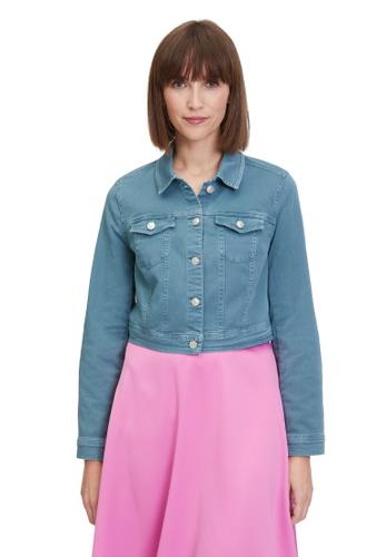 Jeansjacke 40 Figurnah - Smoky Teal