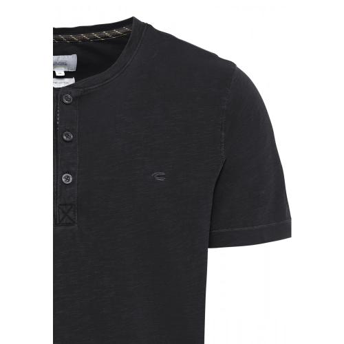 Henley Shirt mit kurzem Arm aus reiner Baumwolle EU Regular Fit - Ite 40