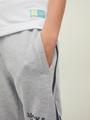 JPSTRONALDO LOGO SWEAT SHORTS AT JNR 152 Slim Fit - Light Grey Melange