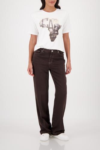T-Shirt mit Afrika-Aufdruck 44 - Off-white