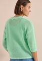 Kurzarm Pullover im Crochet-Look L - Juicy Lime