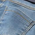 Unisex Jeans mit elastischem Bund 80 bequem - Light Blue Denim