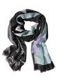 Schal mit Folienprint A - Black
