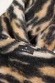 Flauschiger Schal mit Tigermuster OS - Whisky Gemustert