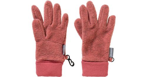 Kinder Fingerhandschuhe hellrot Gr. 8