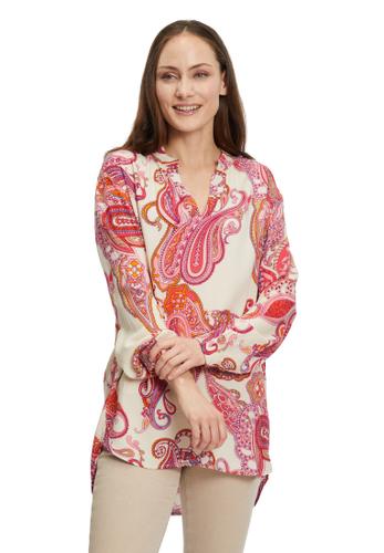 Longbluse 42 Lässig - Beige-rosé