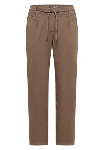 Mid Waist Slim Leg Hose im Loose Fit