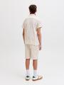 JPSTJAIDEN COBA STRIPE JOG SHORT M JNR 146 Jogger Fit - Antique White