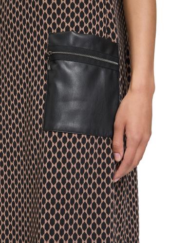 Winterkleid 36 Ausgestellt - Schwarz/beige