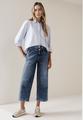 High Waist Wide Leg Jeans im Loose Fit 31/7/8 Hosen - Dark Blue Wash
