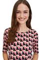 Stufenkleid 38 Gerade - Pink/dark Blue