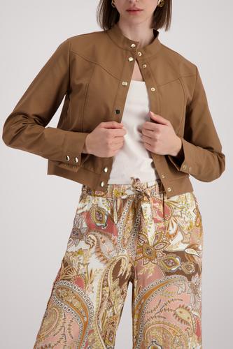 Trench Jacke mit Druckknopfverschluss