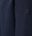 Sweatjacke M Basic Circular Knit - Blau