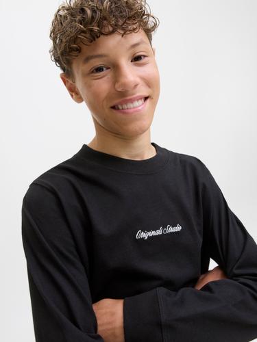 JORNORREBRO EMB TEE LS CREW NECK JNR