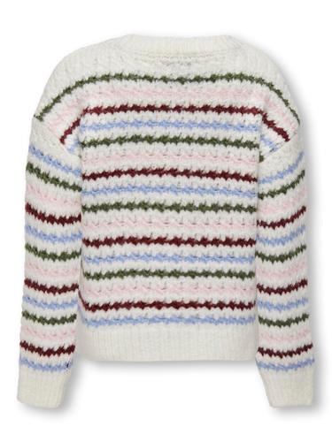 KOGHALEY L/S STRIPE PULLOVER KNT