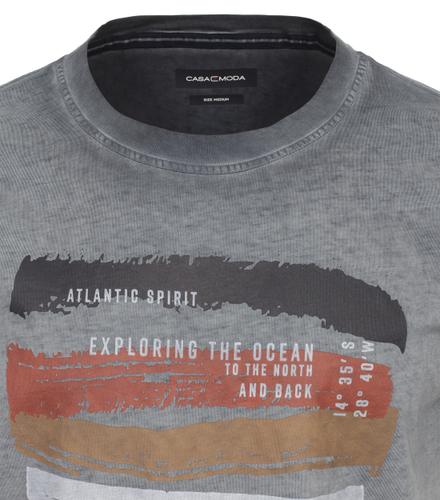 T-Shirt M Basic Circular Knit - Blau