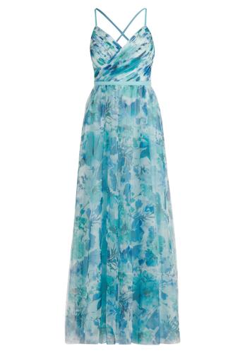 Abendkleid 40 Figurumspielend - White/mint