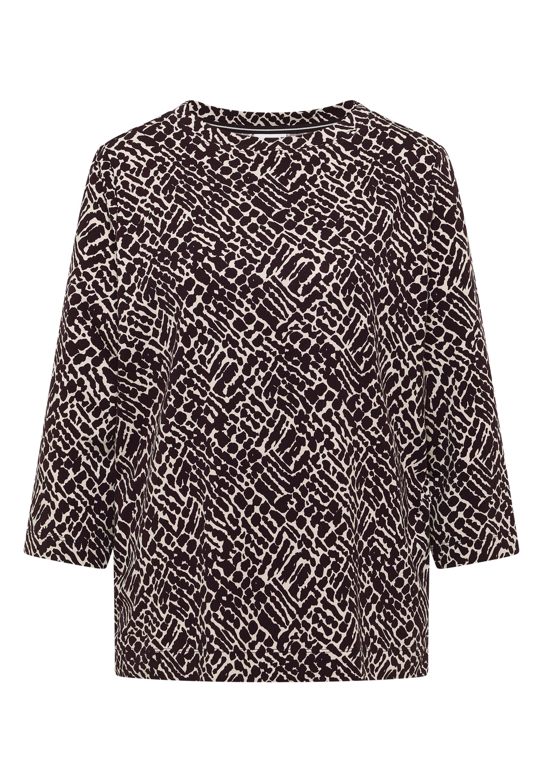 Shirt mit Minimal Print XL - Eggplant Red