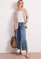 Mid Waist Wide Leg Jeans im Loose Fit 32/7/8 Hosen - Mid Blue Random Wash