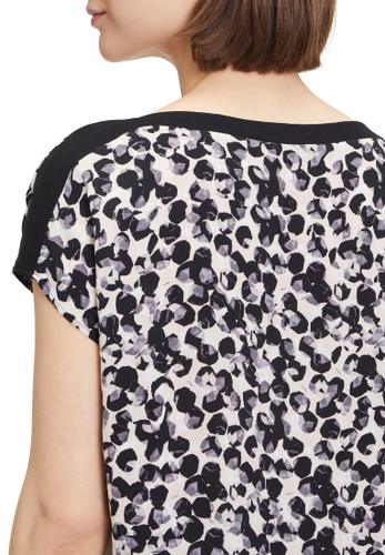 Blusenshirt 36 Figurumspielend - Black-nature