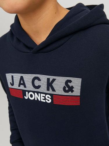 JJECORP LOGO SWEAT HOOD PLAY4 NOOS JNR 176 Normal geschnitten - Navy Blazer