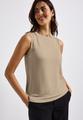 Top mit Chiffondetails 42 - Coastal Beige