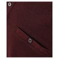 Polo-Shirt Langarm gestreift L - Rot
