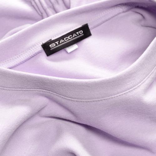 Langarmshirt mit Raffungen 152 normal - Flieder