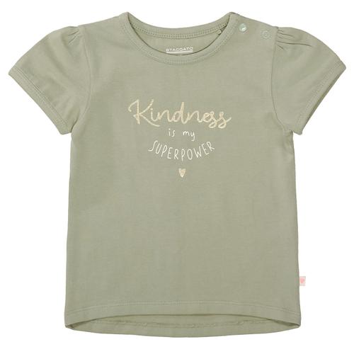 T-Shirt mit Wording-Print 74 normal - Olive