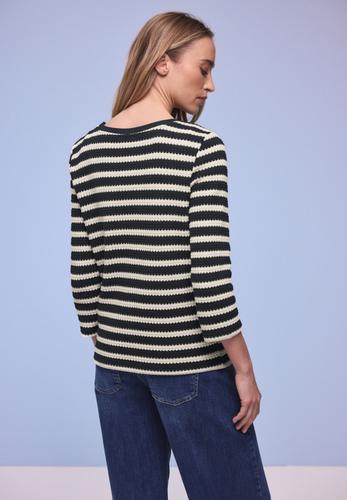 Gestreiftes Shirt 42 - Shadowed Navy