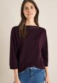 Batwing Shirt mit Tape S - Eggplant Red