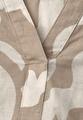 Bluse mit Split Neck aus Leinenmix