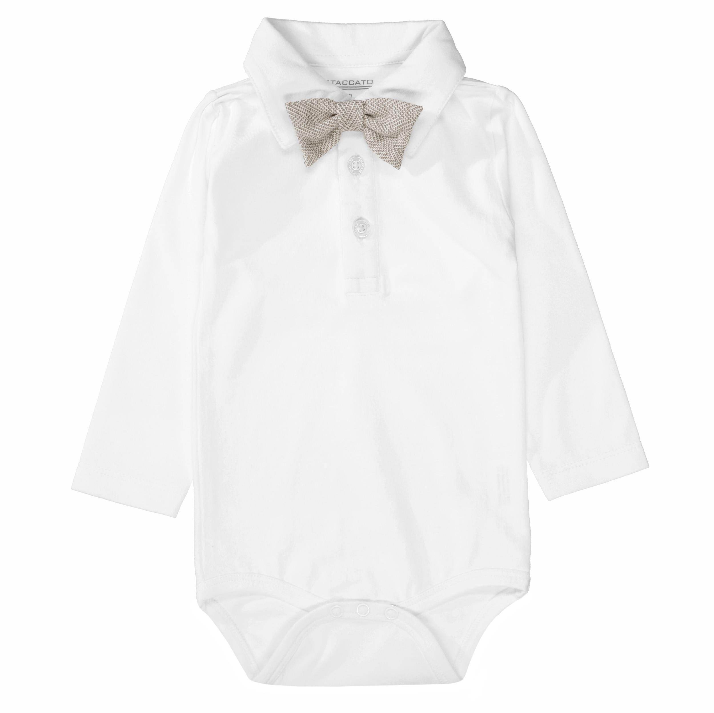 Kn.-Body mit Fliege 74 - Offwhite