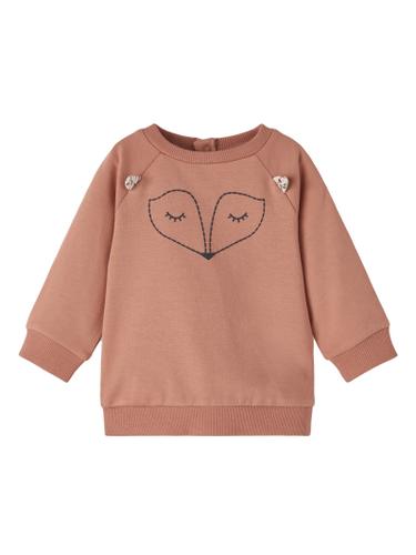 NBFONINA LS SWEAT BRU 74 Normal geschnitten - Light Mahogany