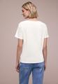 T-Shirt mit Rundhals und Print 36 - Off White