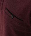 Polo-Shirt Langarm gestreift L - Rot