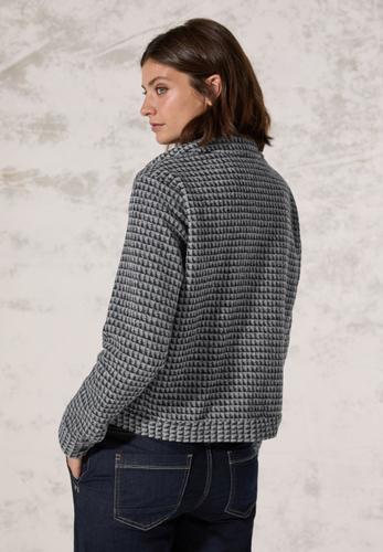 Kurze Jaquard Jacke XL - Black