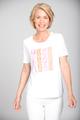Rdh.-Shirt, 1/2 Arm, Druck 40 - Weiss