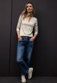 Gestreiftes T-Shirt 42 - Cotton Beige