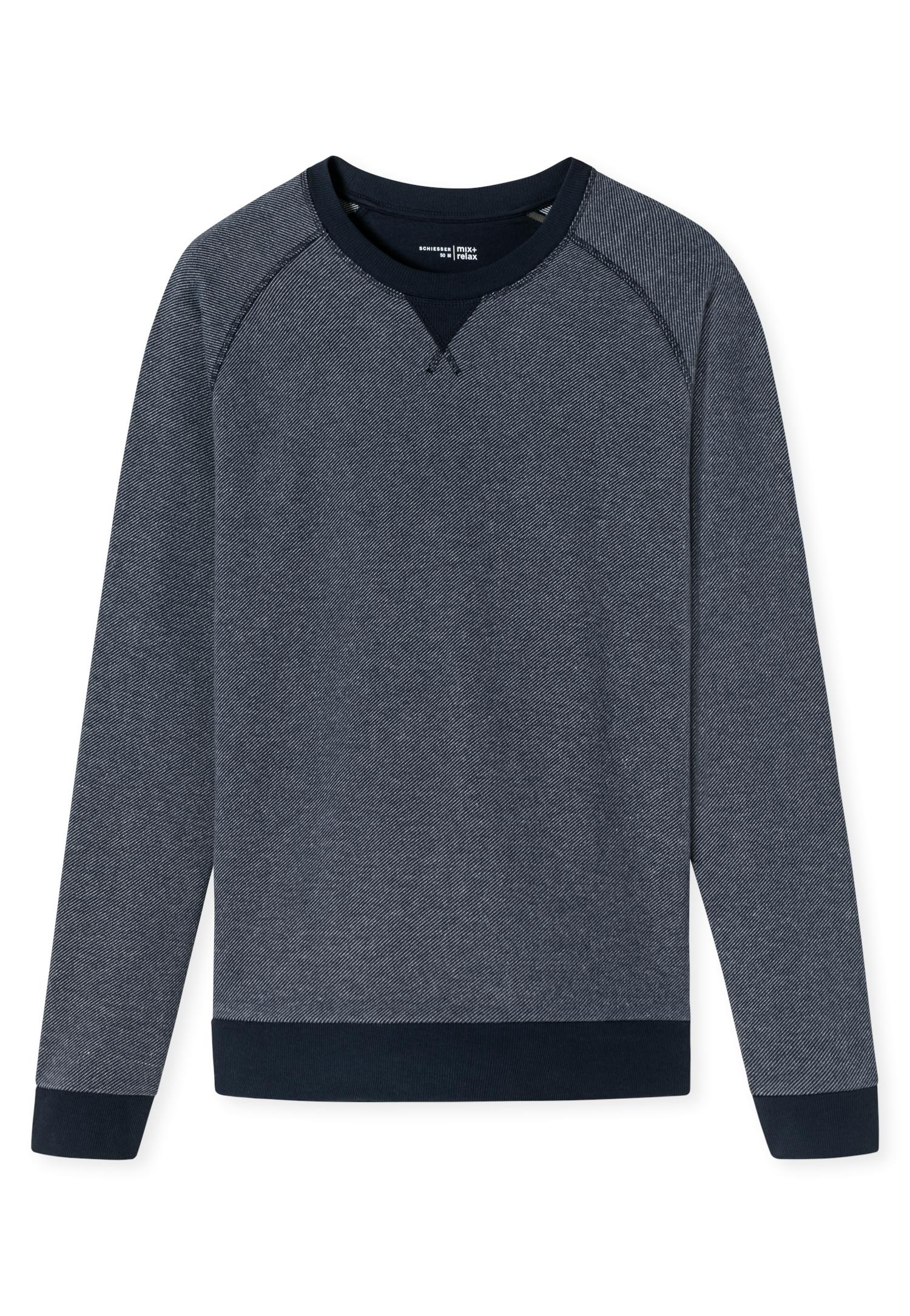 Langarmshirt Rundhals 52 - Nachtblau