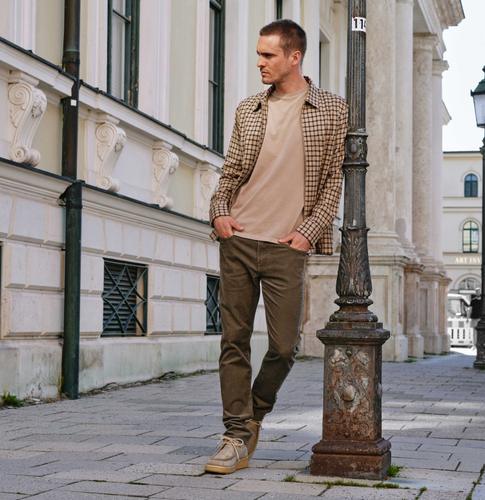 MAC JEANS - Arne, Basic Corduroy 32/32 Modern Fit - Braun