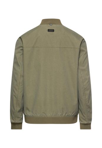 Blouson mit Bomberkragen aus Ribstop 50 Regular Fit - Deep Olive